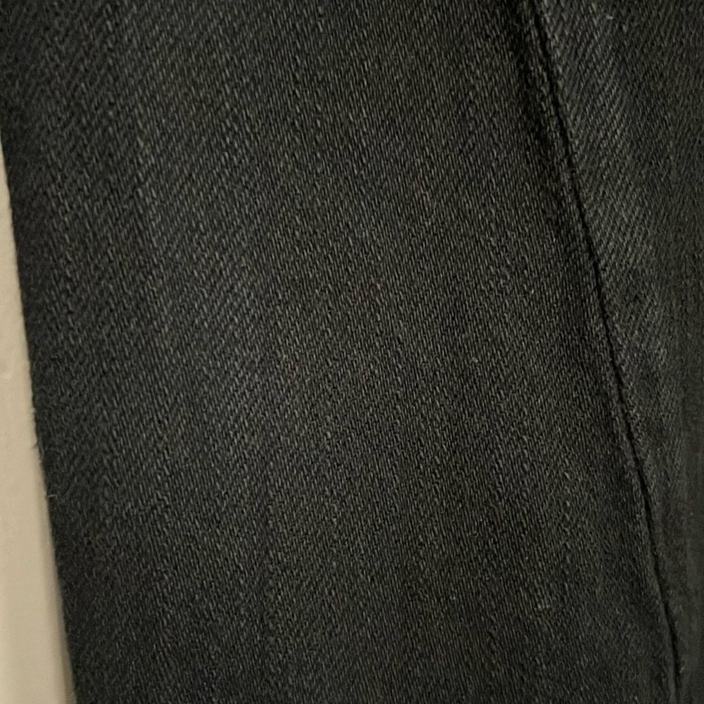 J Brand Black Flare Asymmetrical Seam Cotton Jeans Pants Size 25 - Picture 8 of 11